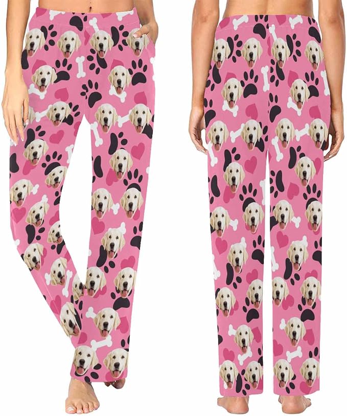 Custom Face Pajamas Pants Personalized Nightwear Bottoms - Image 2