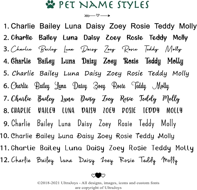 Ultra Joys Personalized Custom Dog ID Tag - Image 4