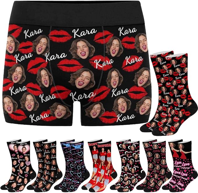 M YESCUSTOM Custom Faces Funny Short Briefs Gift by MYESCUSTOM
