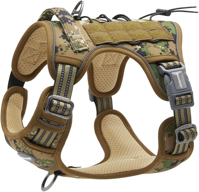 AUROTH Tactical Dog Harness for Large Dogs No Pull Adjustable Reflective K9 - Image 7