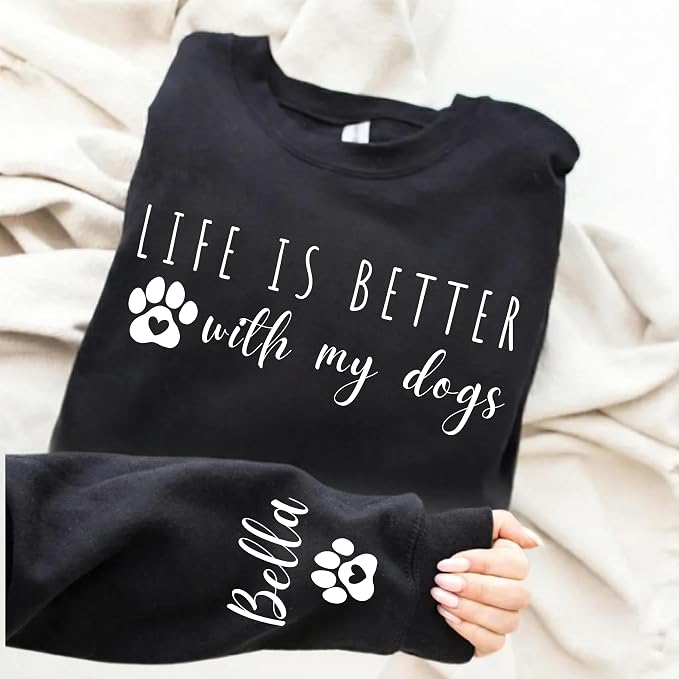moonloom Dog Mom Sweatshirt, Animal Lover Gift, Custom crewneck - Image 3