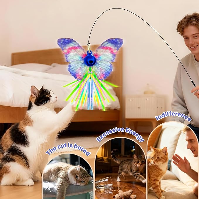 Walfront Interactive Cat Wand Toy - Image 6