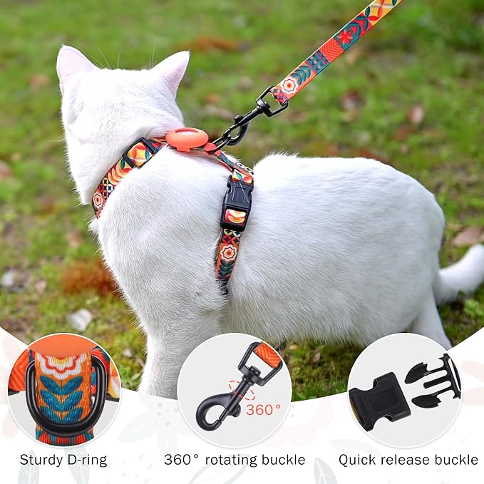 SCENEREAL Cat Harness and Leash Set Escape Proof - Image 5