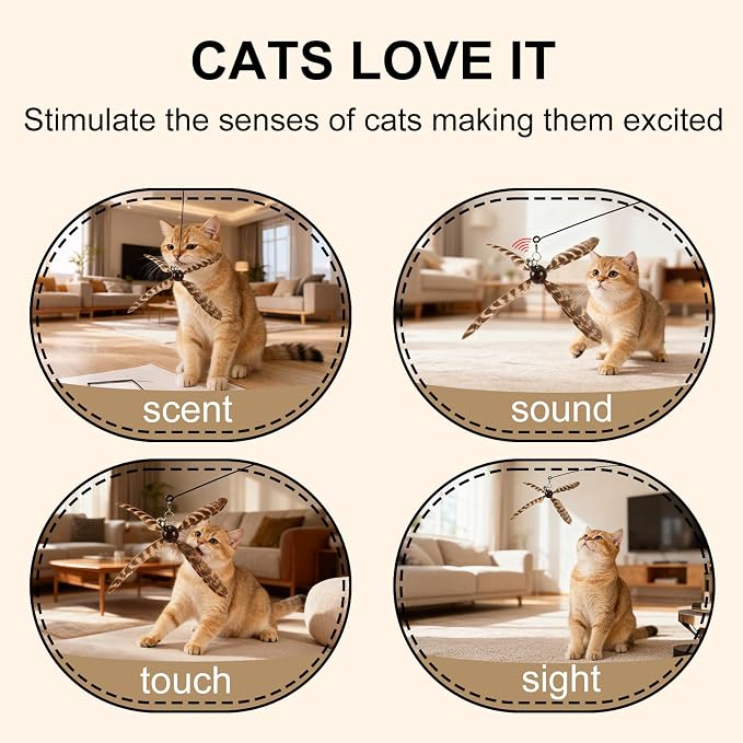 Cat Wand Toys Interactive for Indoor Cats - Image 6
