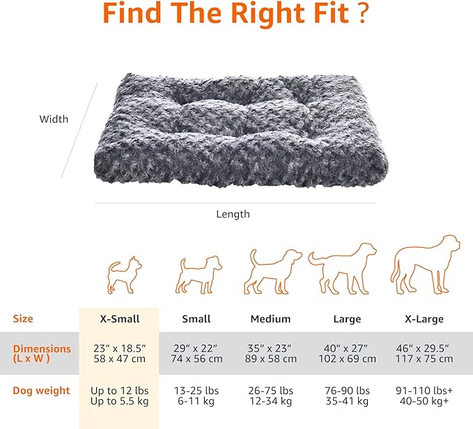 Amazon Basics Washable Cat and Dog Bed and Crate Pad - Image 6