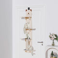 Door Hanging Cat Shelf, 67 Inch Over The Door Cat Tree, 4 Levels of Jumpable by WelcometoAVIF