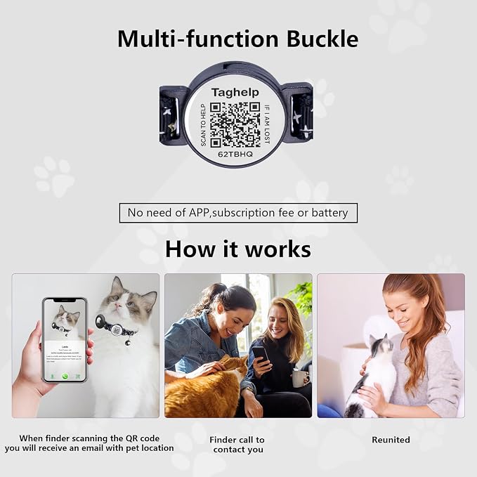 3-Pack Smart ID Cat Collar - Image 4