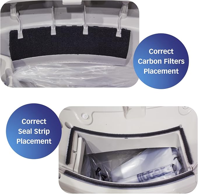 PET STANDARD Replacement Carbon Filters & 1 Replacement Seal Strip Set - Image 5
