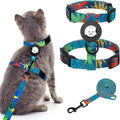 BINGPET Cat Harness with Airtag Holder, Cat Harness and Leash Set Escape Proof by BINGPET