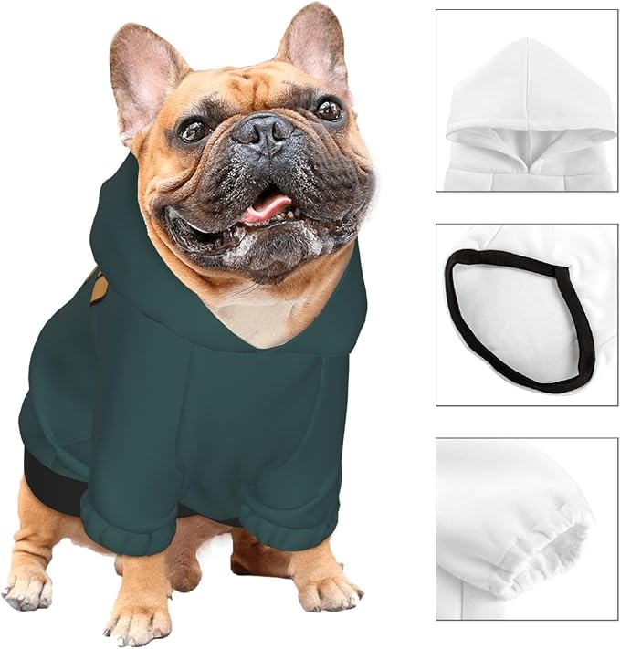 Custom Sweatshirt for Small Pet Cat Puppy Dogs Cold Weather Clothes Sweatshirt - Image 4