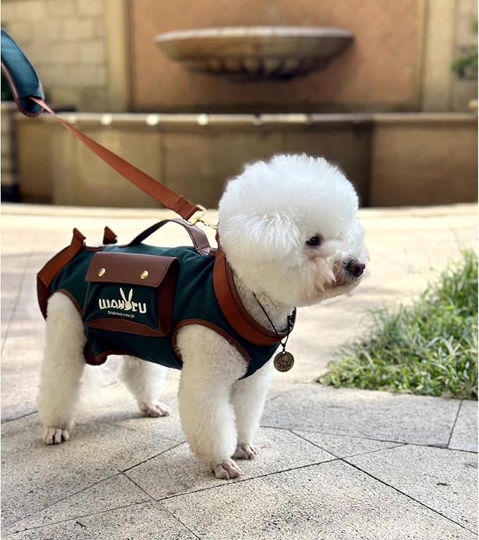 Dog Lift Harness Dog Carrier Dog VES Harness Adjustable Dog Leash - Image 3