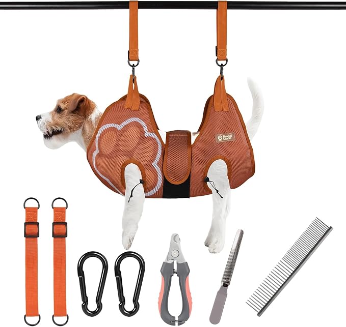 Paws n' Cradle Dog Grooming Hammock Harness by Unknown