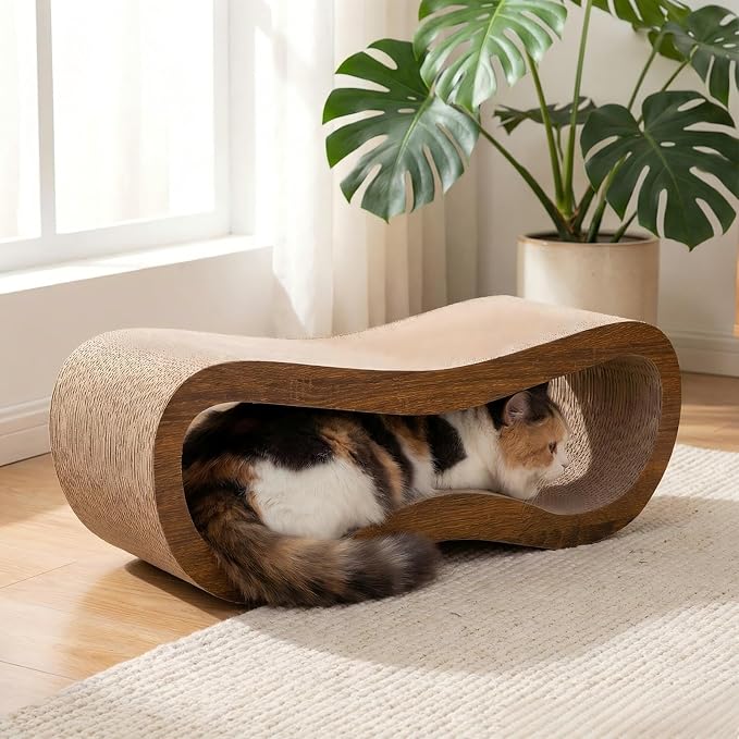 Cat Scratcher, 2 in 1 Cat Scratching Board, Cat Cardboard, Scratch Lounger - Image 6