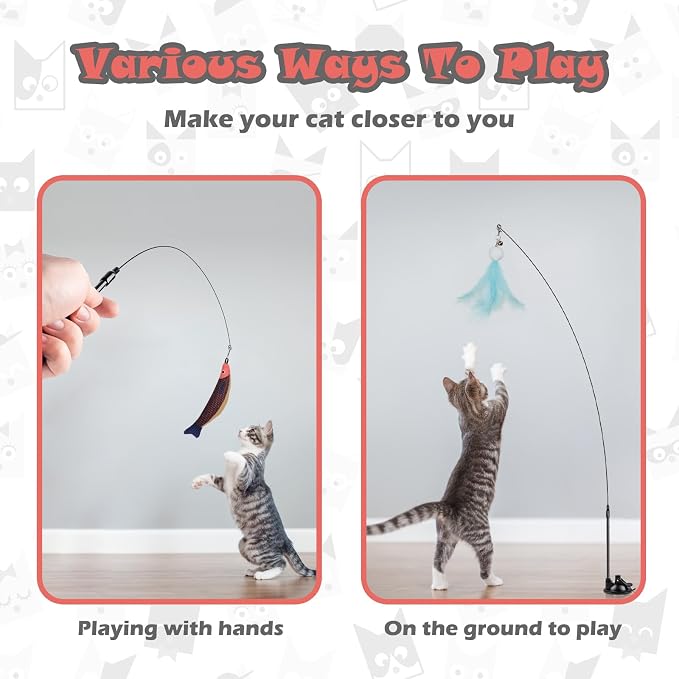Cat Toys for Indoor Cats, Interactive Cat Toys for Bored Indoor Adult Cats 7 - Image 5