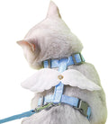 Cat Harness and Leash Set White Wing by WELLYUK