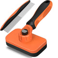 2PCS Self Cleaning Slicker Brush & Dog Comb by Unknown