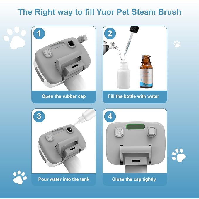 Pet Steam Brush for Dogs & Cats – Self Cleaning, 3 in 1 Hair Removal Comb Steam - Image 7