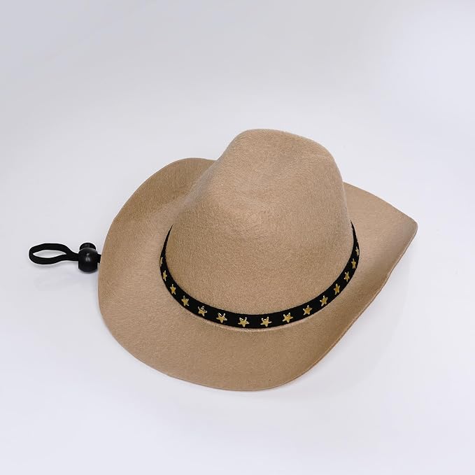 choyaxo Halloween Costumes for Dogs Cat Pet Cowboy Costume Cowboy Hat - Image 2