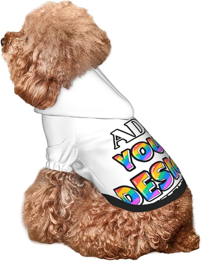 Personalized Dog Hoodie Custom Hooded Pet Warm Pullover Sweatshirt - Image 7