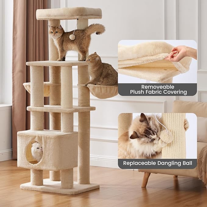 Gardner Pet 65in Heavy Duty Cat Tree Tower - Image 2