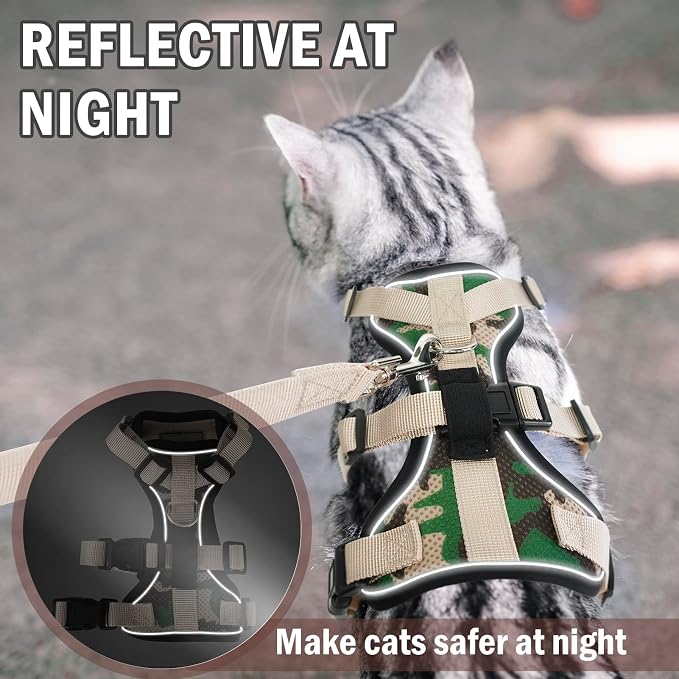 PUPTECK Cat Harness and Leash Set Escape Proof - Image 5