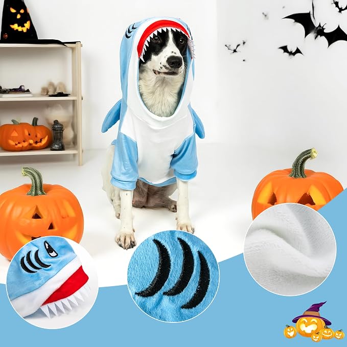 NACOCO Halloween Shark Dog Costume - Image 2