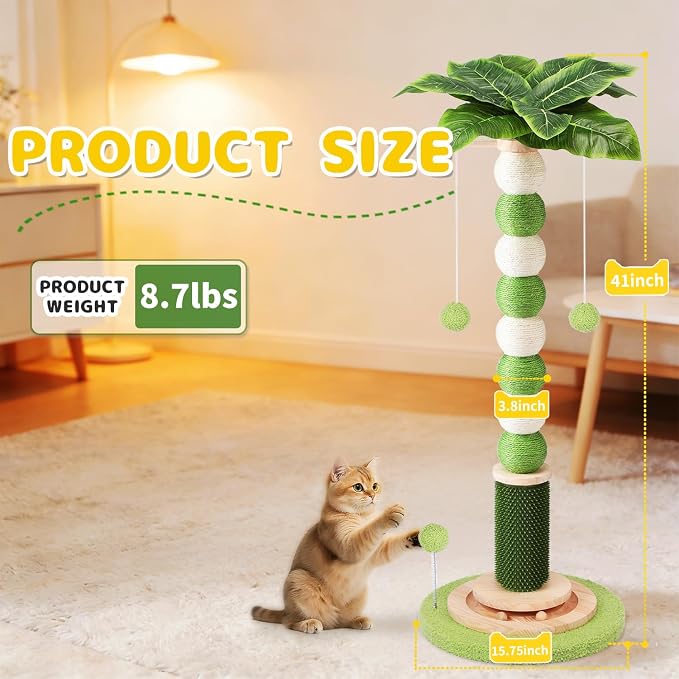 Cat Scratching Post, Cat Scratcher Ball - Image 2