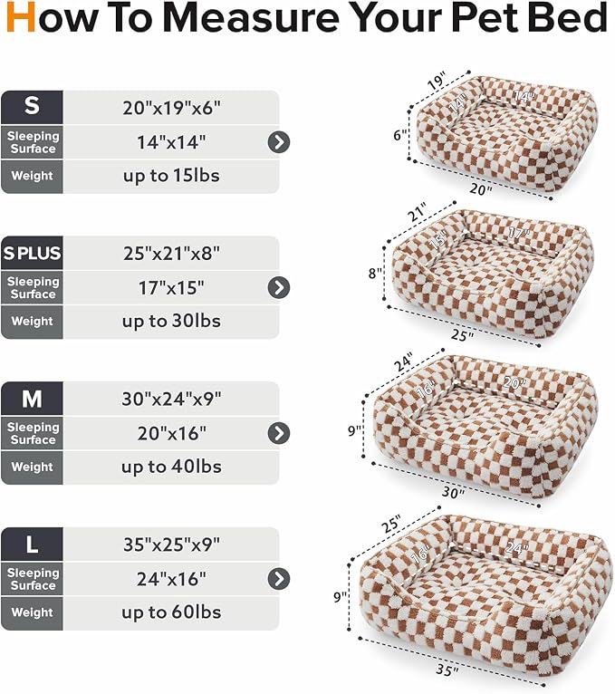 JOEJOY Dog Beds for Small Dogs -Cute Cat Beds for Indoor Cats Calming Pet Beds - Image 6