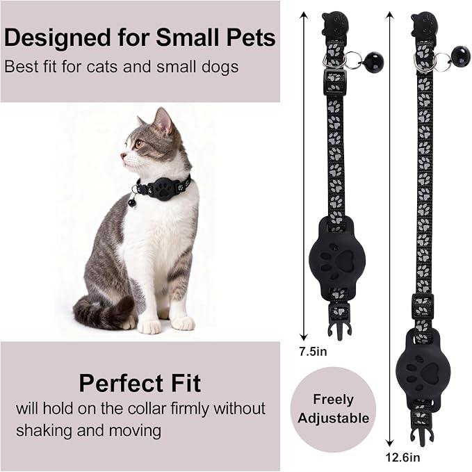 GPS Cat Collar with Bluetooth Tracker Holder - Image 3