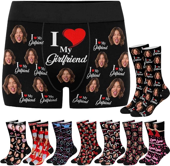 M YESCUSTOM Custom Faces Funny Short Briefs Gift by MYESCUSTOM