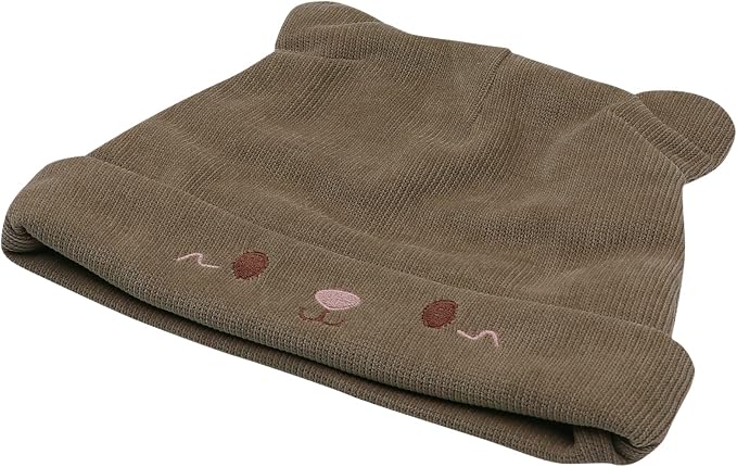 Women's Teen Girls Knitted Cat Kitty Cuffed Beanie Hat Winter Outdoor Stretchy - Image 4
