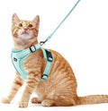 Rttochfy Cat Harness and Leash Set, Adjustable and Reflective Cat Vest by Rttochfy