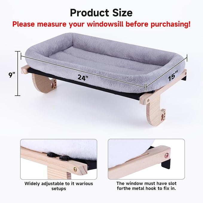 Cat Window Perch Hammock Wall Shelves Beds - Image 7