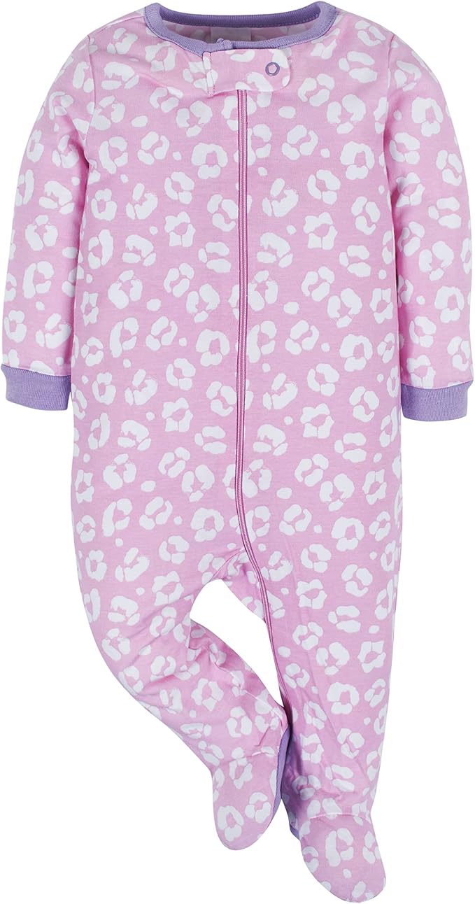 Onesies Brand Baby Girls' 4-pack Sleep 'N Play Footies Multi Pack - Image 5
