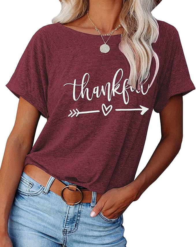 NIUBIA Women's T Shirts Summer Tops Simple Heart Graphic Shirts Sayings Short - Image 2