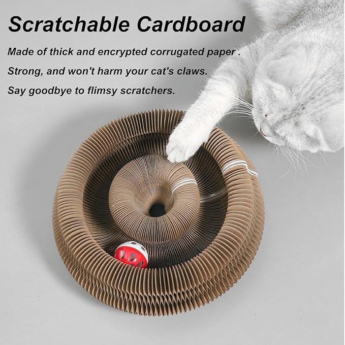 Kitlty Kurliz Cat Toy, Magic Organ Cat Toy, Magic Organ Cat Scratcher Board - Image 7