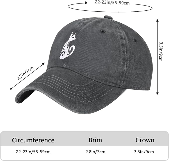 Embroidered Baseball Cap Adjustable Vintage Washed Distressed Denim Baseball Hat - Image 3