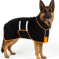 Bienbee Dog Bathrobe, Super Absorbent for Small to Large Dogs, Black 2XL by Bienbee