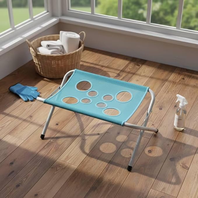 Grooming Pet Bath Stand Mesh Bathing Station, Blue - Image 6
