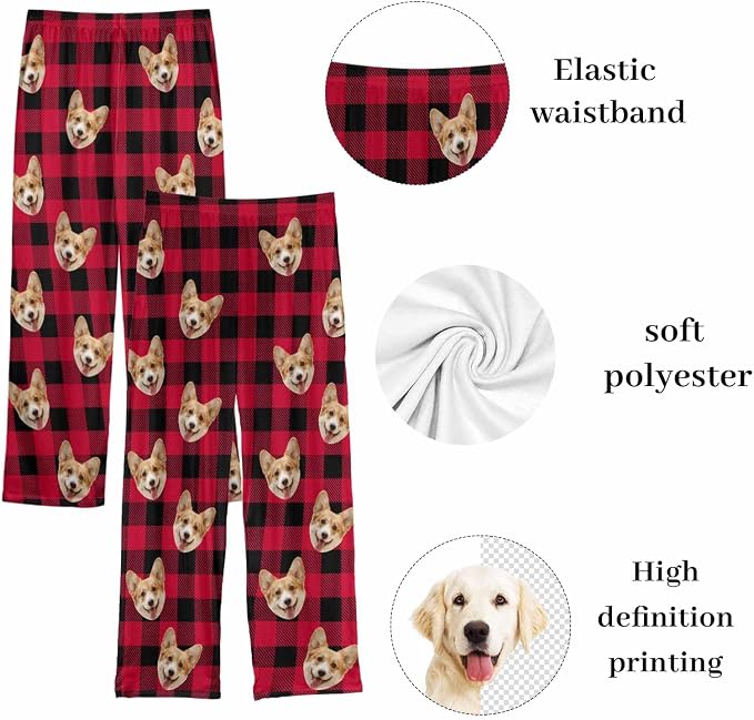 Custom Couple Pajama Pants Sock - Image 5