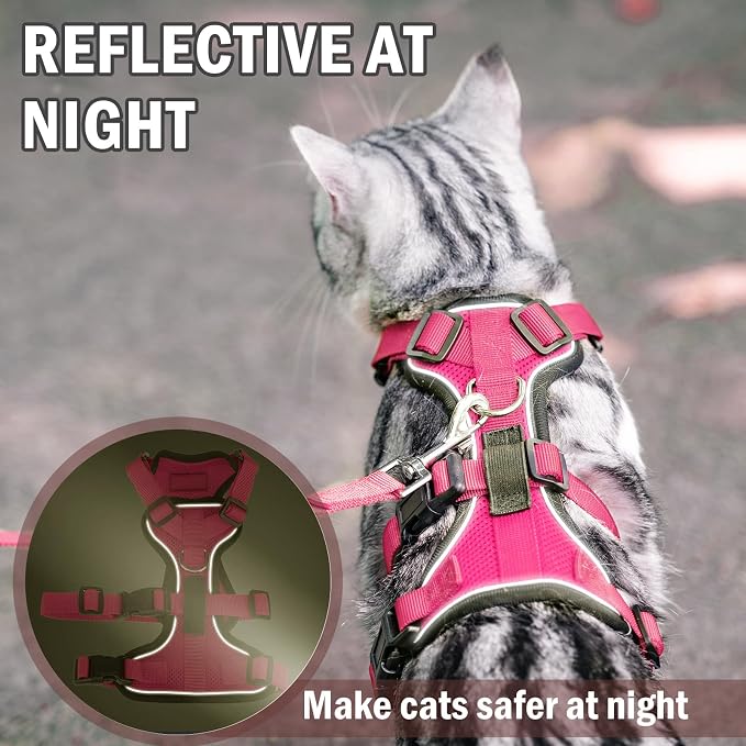 PUPTECK Cat Harness and Leash Set Escape Proof - Image 5
