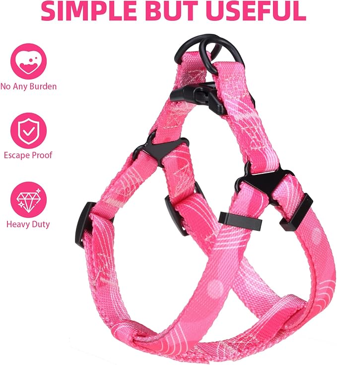 PUPTECK No Pull Dog Harness Soft Adjustable Basic Nylon Step in Puppy Vest - Image 3