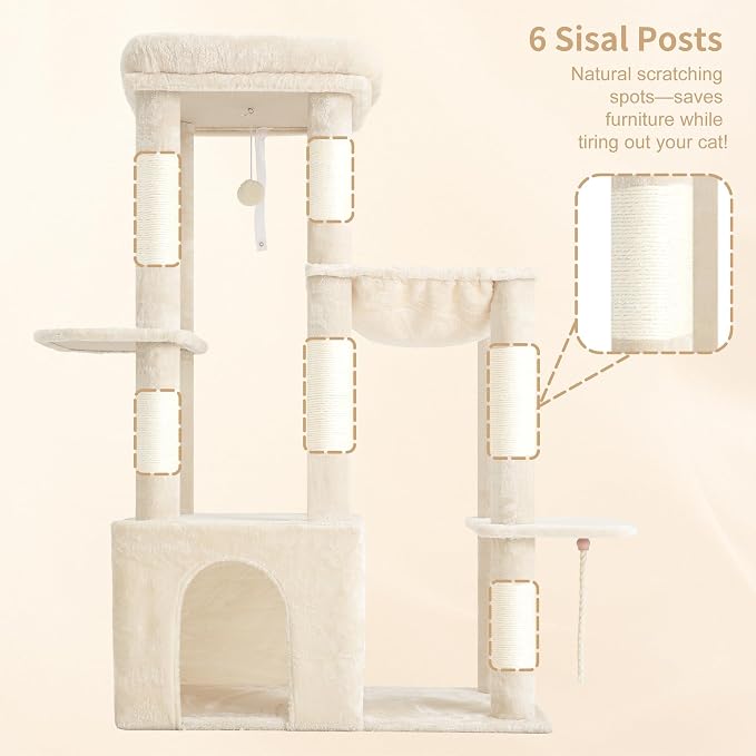 Heybly Heavy Duty Cat Tree, Tower - Image 6