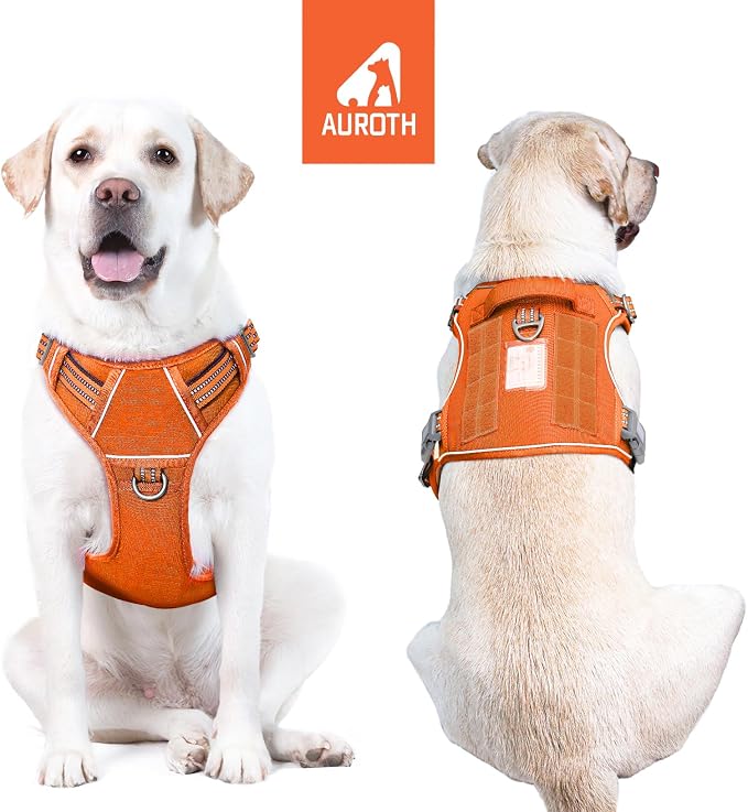 AUROTH Tactical Dog Harness for Large Dogs No Pull Adjustable Pet Harness - Image 2