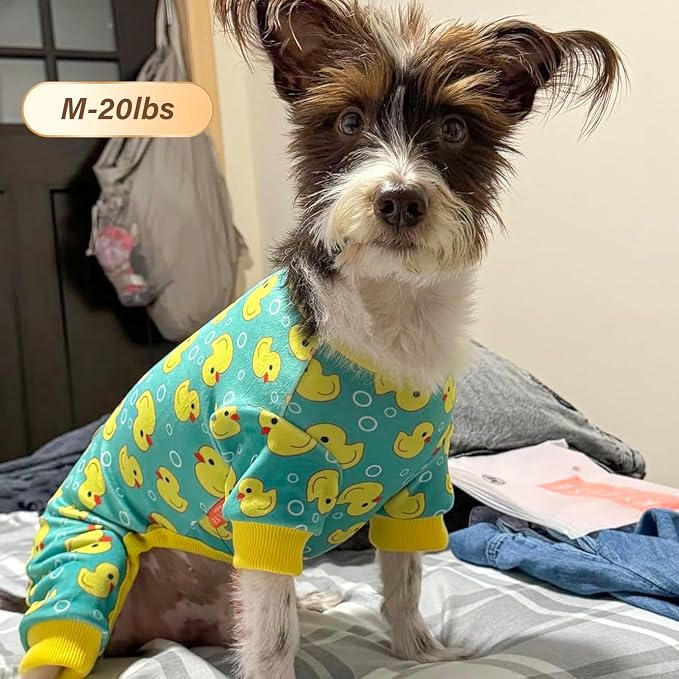 KYEESE Dog Pajamas Velvet Dog Pajamas Small Sized Dogs Soft Dogs Clothes Pet - Image 8