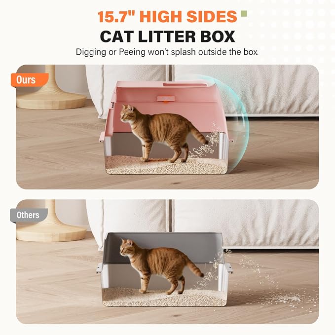 Removable Stainless Steel Cat Litter Box - Image 3