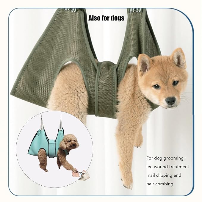 Cat and Dog Grooming Hammock - Image 4