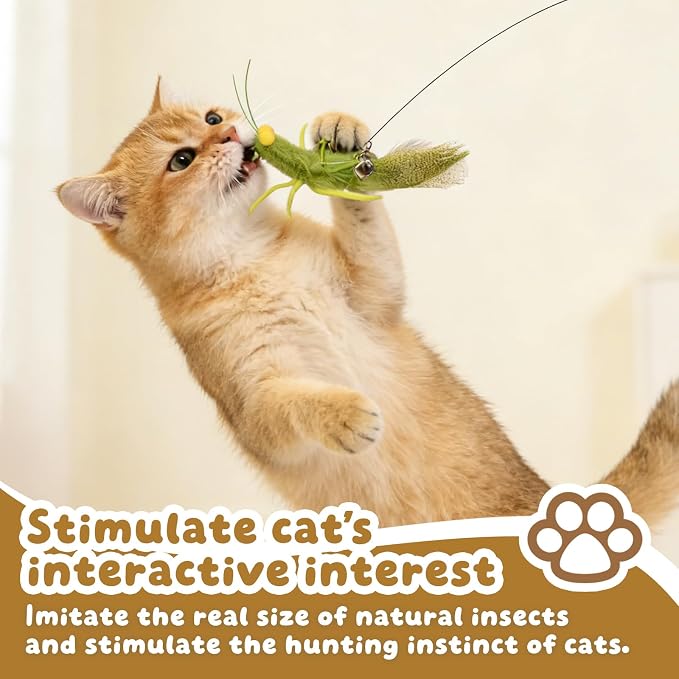 Cat Wand Toy with Suction Cup, Interactive Feather Teaser - Image 7