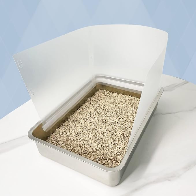 3 Pcs Large Size Connectable Cat Litter Box Pee Shields High Side Easy Cleaning - Image 6