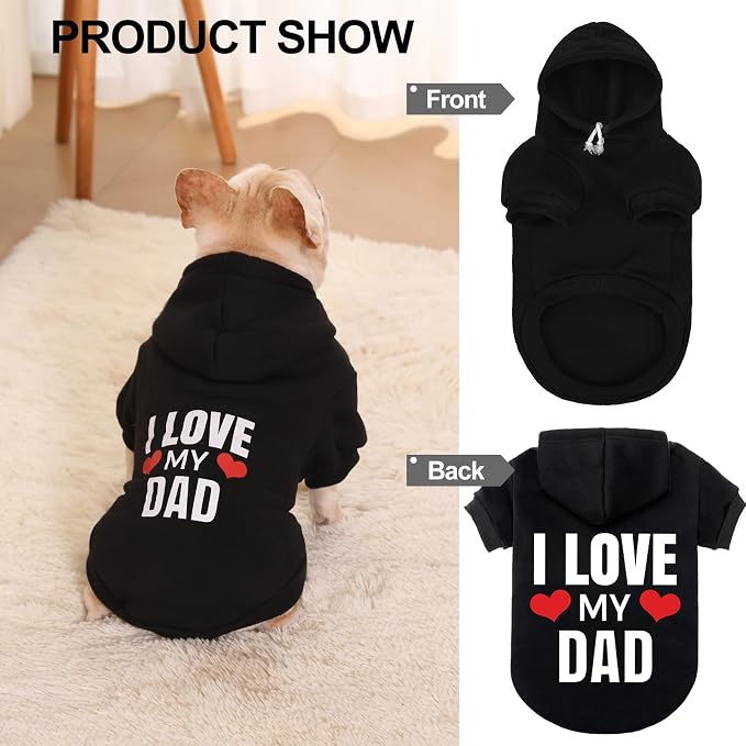 EXPAWLORER Dog Hoodie-Soft and Warm Dog Sweaters, Pet Clothes Autumn Winter - Image 5